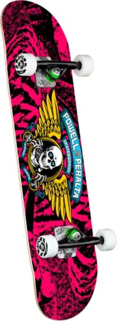 Test : powell Peralta Winged Ripper 17, 8 cm, skateboard rose