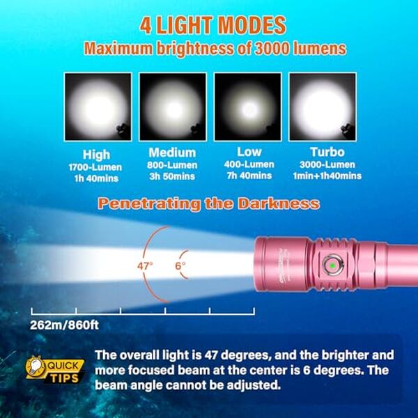 Découvrez notre analyse exhaustive de la lampe sous-marine Orcatorch D710 et ses 3000 lumens. Performance, fonctionnalités et conseils d'utilisation détaillés pour les plongeurs passionnés. Plongez dans notre test  !