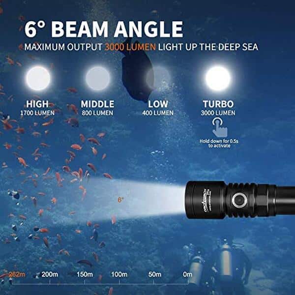 Découvrez notre test approfondi de la lampe de plongée Orcatorch D710 : performance et précision avec ses 3000 lumens et faisceau étroit pour vos aventures sous-marines