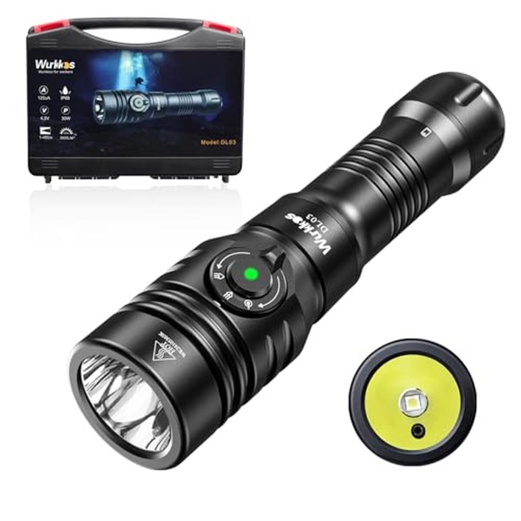 Test de la lampe de plongée Wurkkos DL03 : 2800 lumens et 480 mètres de portée