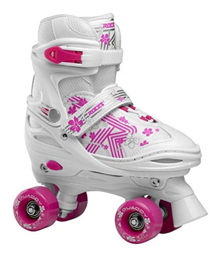 Test des patins à roulettes Roces Quaddy 3.0 réglables enfant blanc/rose