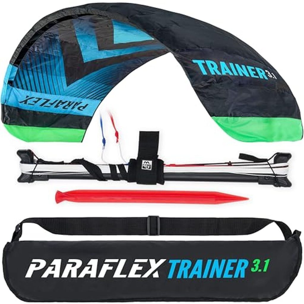 Test du Wolkenstürmer Paraflex Trainer 3.1 : aile de kitesurf verte fluo
