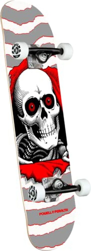 Test : skateboard Ripper One Off 8.0 x 31.45 argent complet