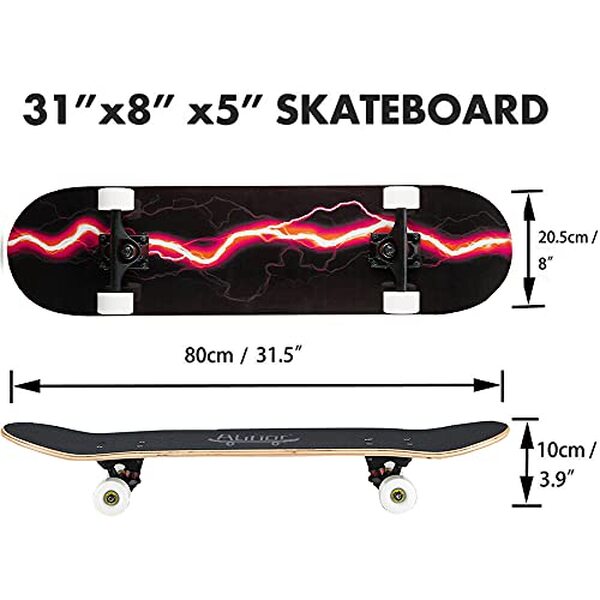 Découvrez notre test complet du skateboard Red Lightning 31 pouces : analyse de la qualité, performances et design de cette planche en érable haut de gamme.
