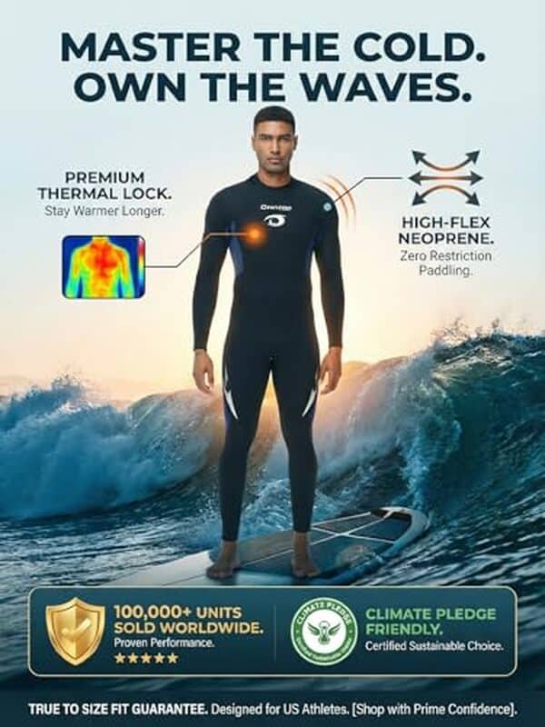 Découvrez notre avis complet sur la combinaison néoprène Owntop 3/2mm : performance, confort et isolation au top pour vos sessions de surf