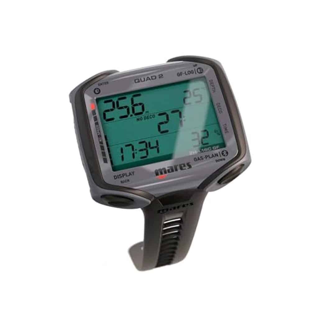 Test : ordinateur de plongée Mares Quad 2 noir
