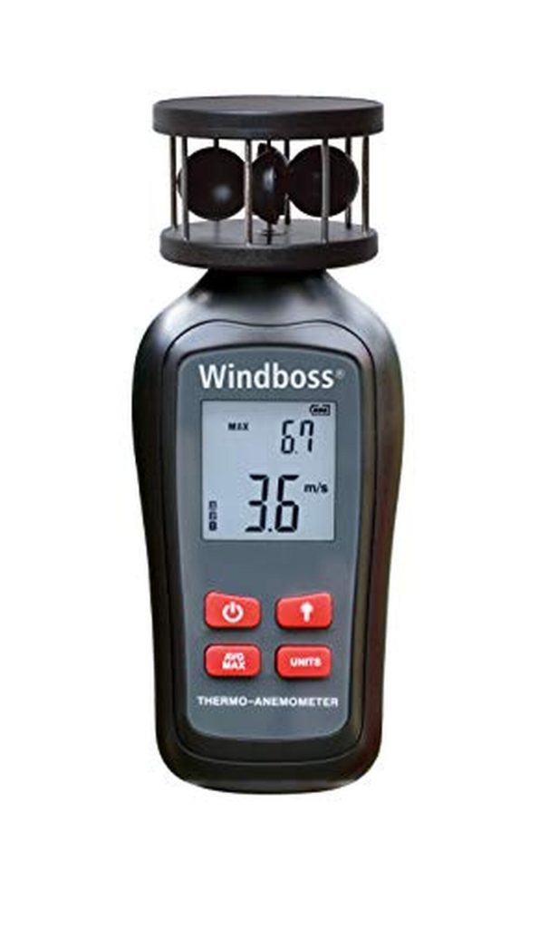 Test : windboss anémomètre avec thermomètre idéal pour le surf