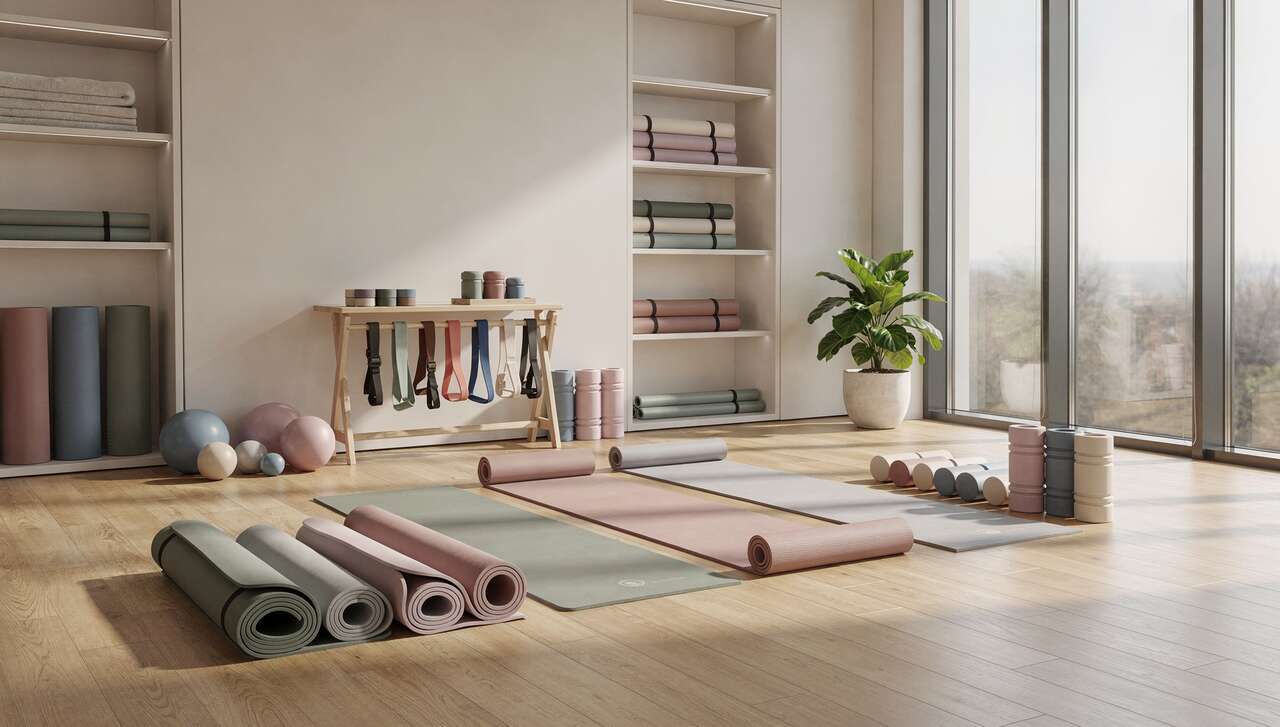 Accessoires utilisés pendant les sessions de pilates