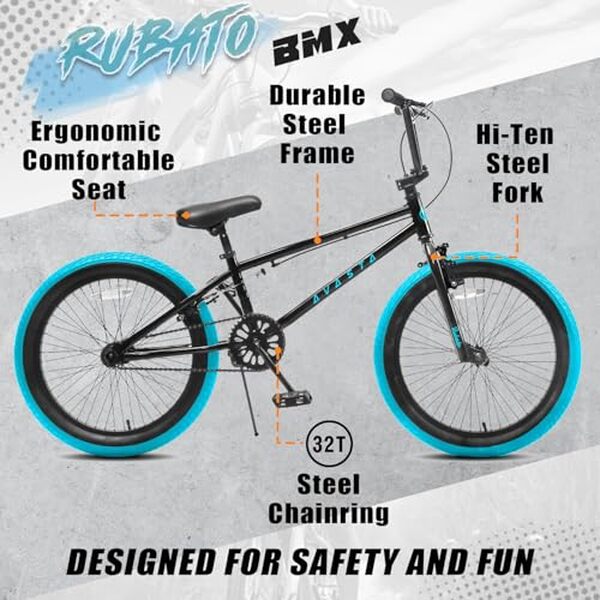Découvrez notre test détaillé du vélo enfant AVASTA 18 pouces freestyle BMX : performance, design et sécurité pour les jeunes riders en quête de nouvelles sensations.