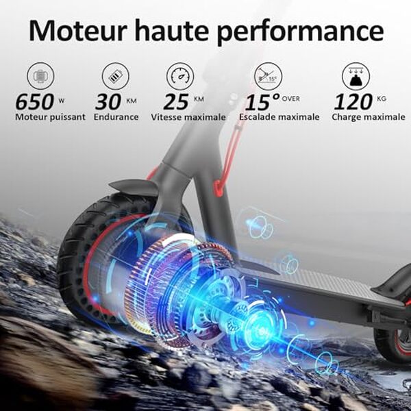 Découvrez notre avis détaillé sur cette trottinette électrique pliable 650W équipée de clignotants : performances, praticité et sécurité à la loupe. 