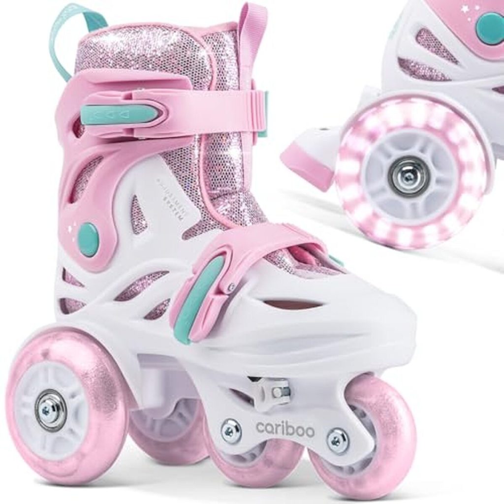 Test des patins à roulettes cariboo ballerina ajustables pour enfants