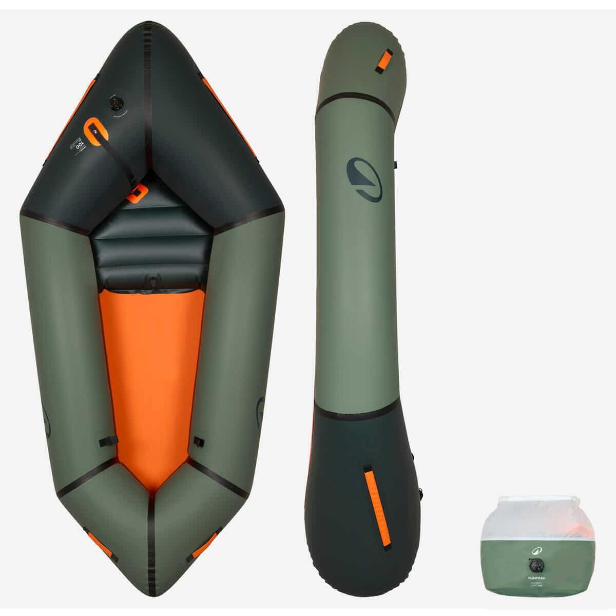 Test du packraft 100 Decathlon : kayak gonflable PR100