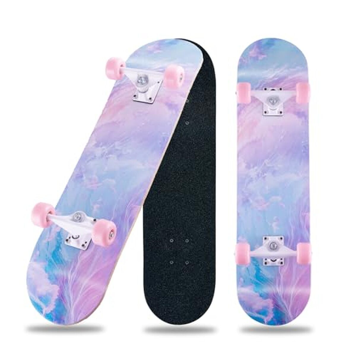 Test du skateboard complet Pink-JG pour débutants