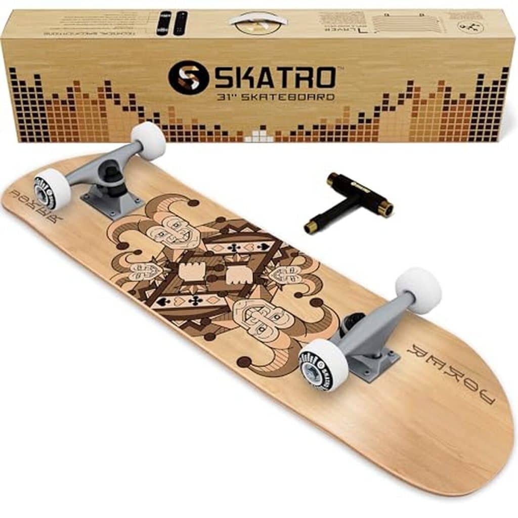Test du skateboard Skatro 31" pour tous les âges