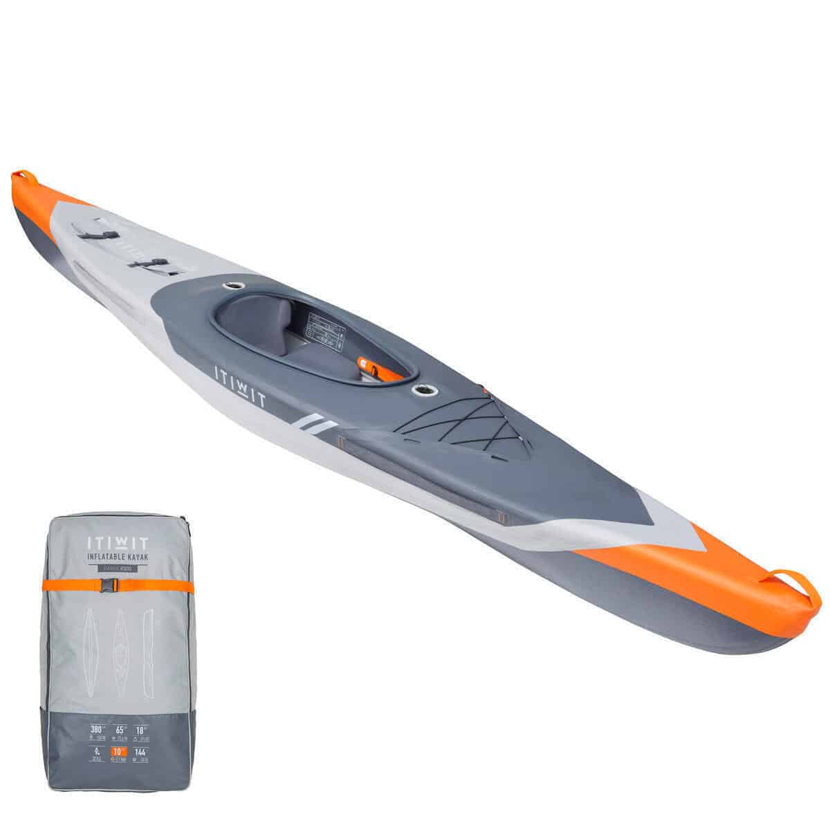 Test kayak gonflable Decathlon strenfit x500