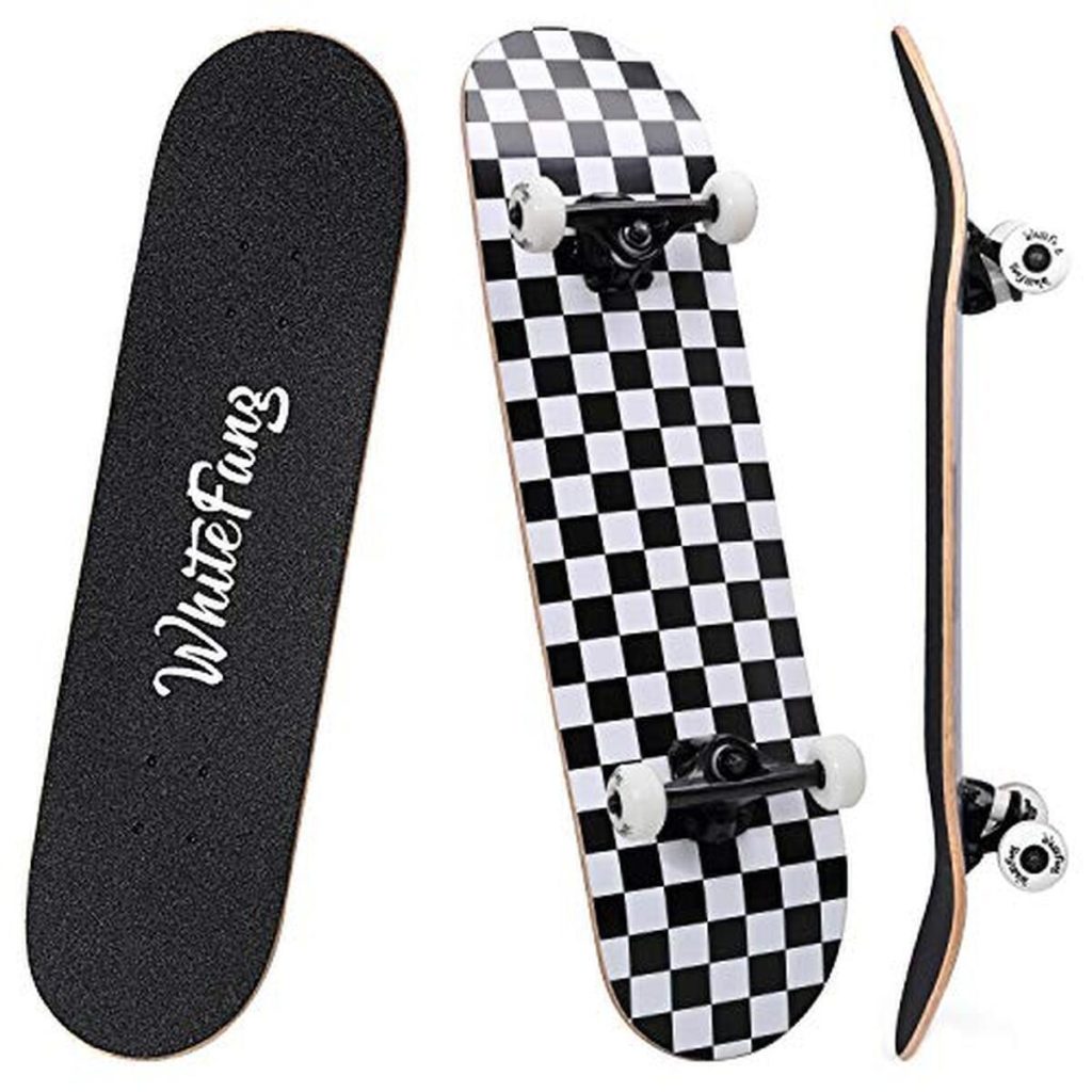Test : skateboard complet WhiteFang 78, 7 cm pour débutants