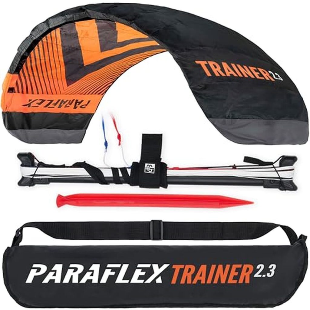 Test wolkenstürmer paraflex trainer 2.3 aile de kitesurf orange fluo