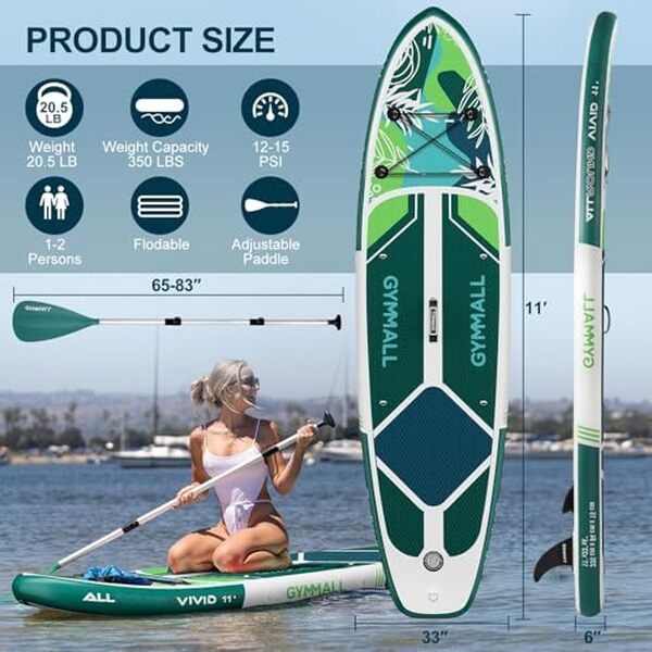 Découvrez notre test détaillé du paddle gonflable GYMMALL : analysez sa performance, sa stabilité et ses caractéristiques pour choisir le meilleur équipement de stand-up paddle. 