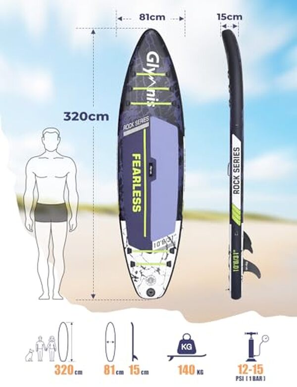 Découvrez notre test détaillé du stand-up paddle gonflable Glymnis 10'6 avec ses accessoires complets. Avis, performances et avantages pour débuter le SUP. 