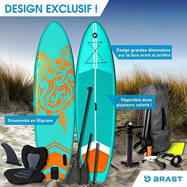 Découvrez notre test complet du paddle gonflable Brast avec siège kayak et accessoires. Performances, qualité et prix : tout ce qu'il faut savoir avant d'acheter.