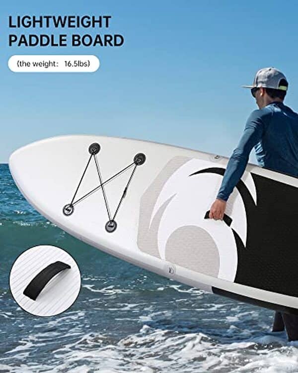 Découvrez notre test complet de la planche stand up paddle board 15, 2 cm : performances, stabilité et design pour des aventures inoubliables en eau