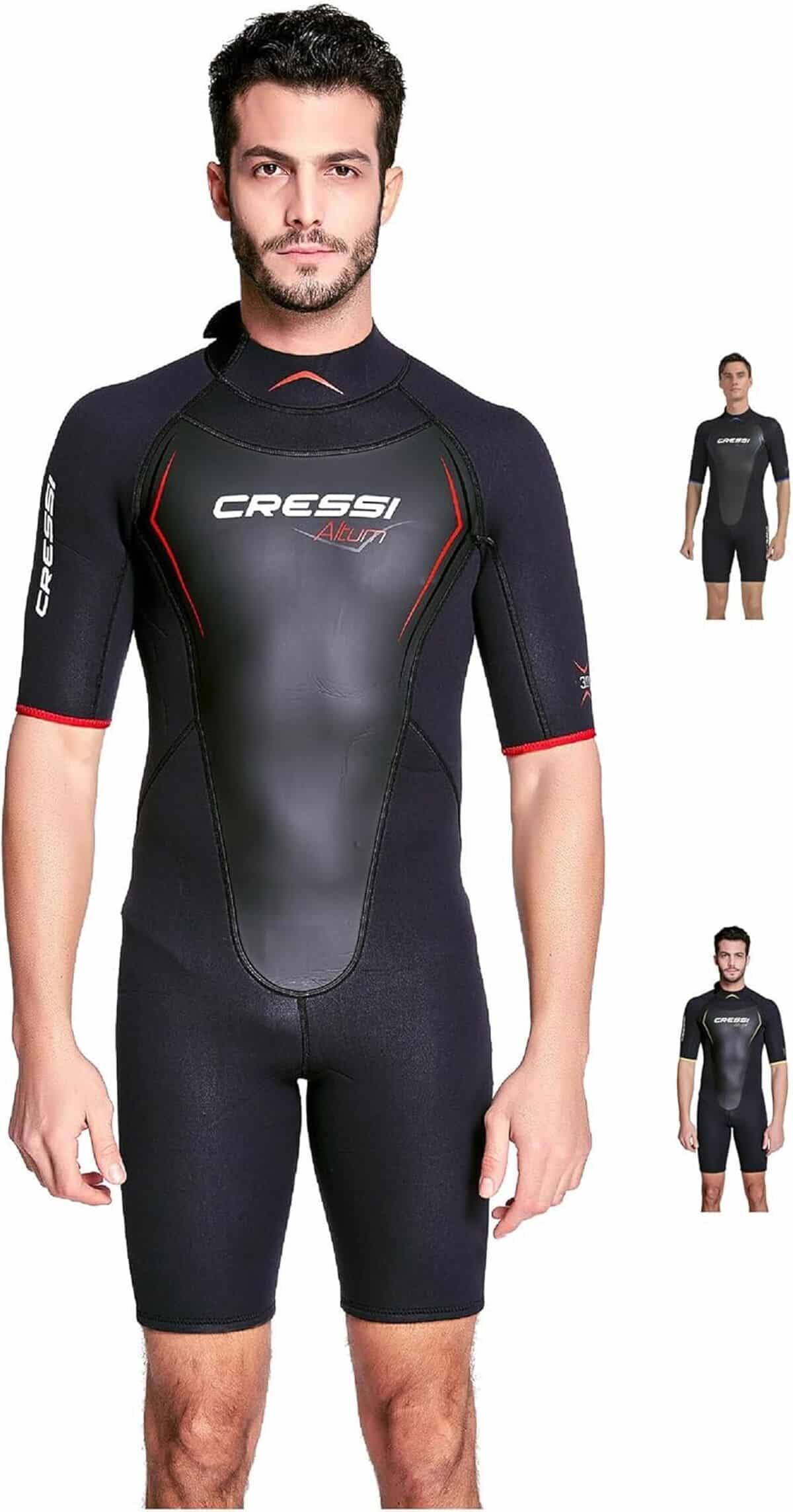 Test Cressi altum man 3mm : shorty pratique pour la plongée et snorkeling