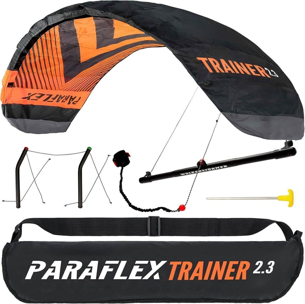 Test de l'aile de kitesurf wolkenstürmer paraflex trainer 2.3