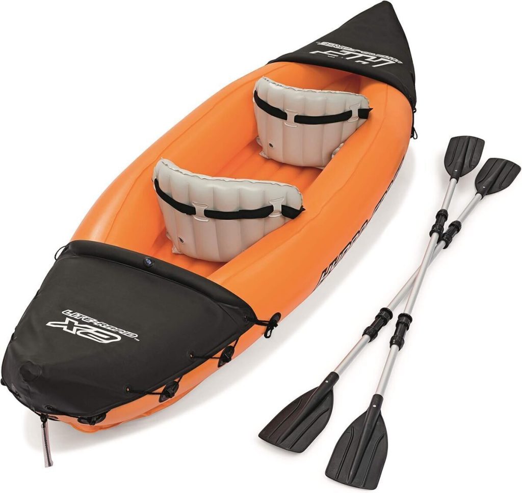 Test du kayak Lite-Rapid 65077 de Bestway : aventure à deux pagaies
