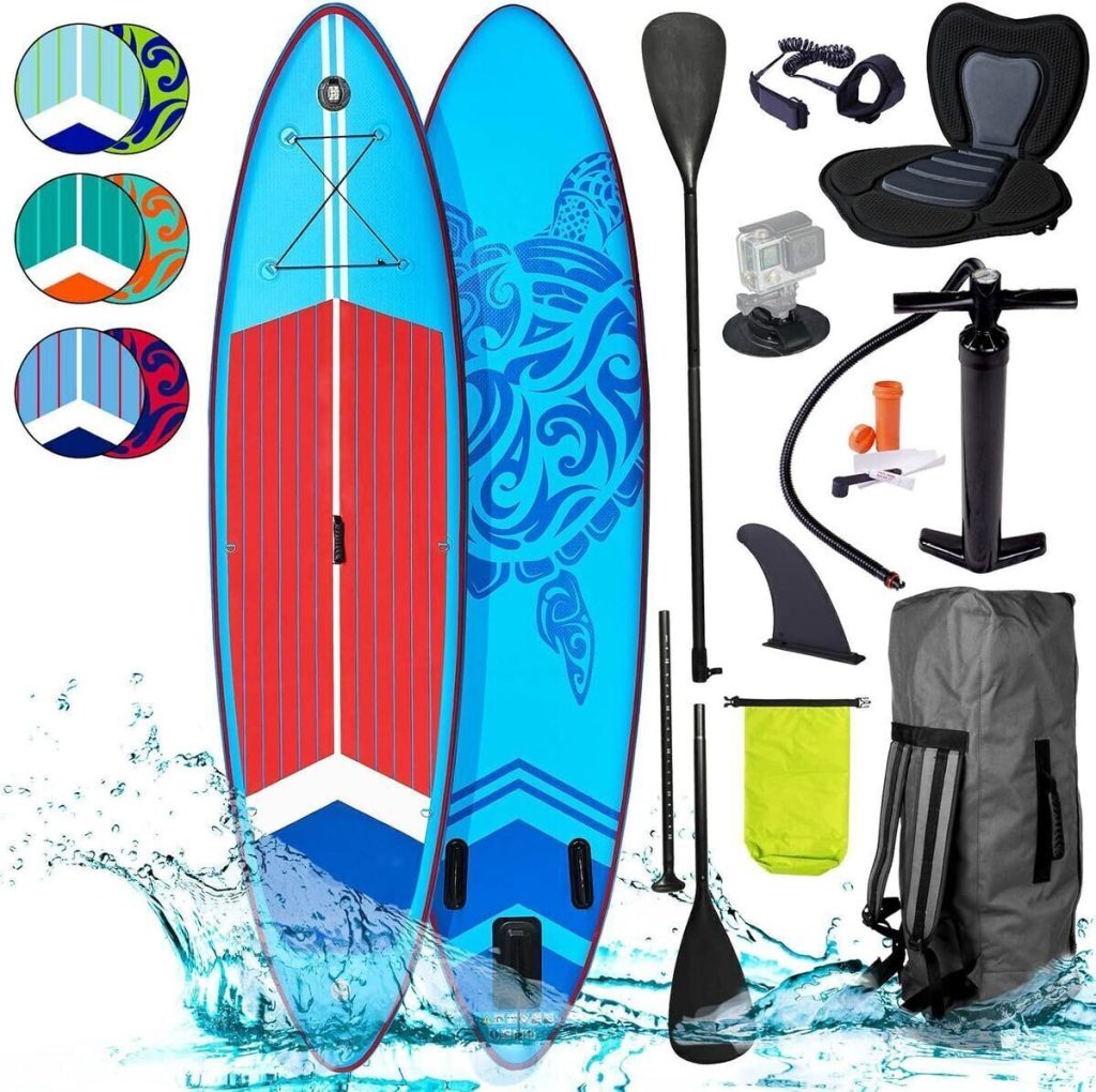 Test du paddle gonflable Brast avec accessoires et siège kayak