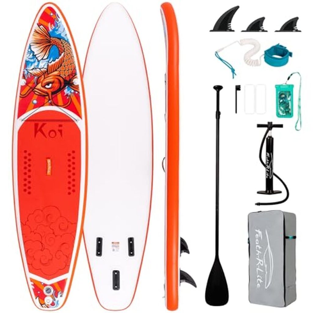 Test du paddle gonflable FunWater : accessoires et performance