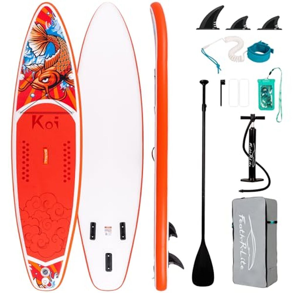 Test du paddle gonflable FunWater : accessoires et performance