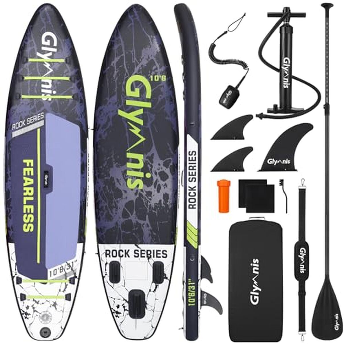 Test du stand-up paddle gonflable Glymnis 10'6" avec accessoires complets