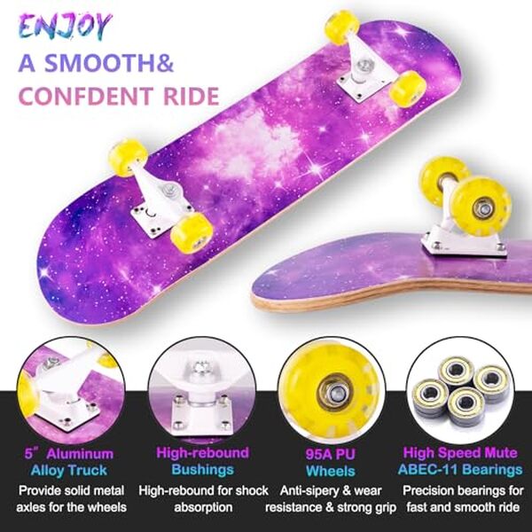 Découvrez notre test complet du skateboard SKY-ZS 78, 7 cm : performances, qualité et avis pour tous les niveaux. Skateboard idéal pour débuter. 