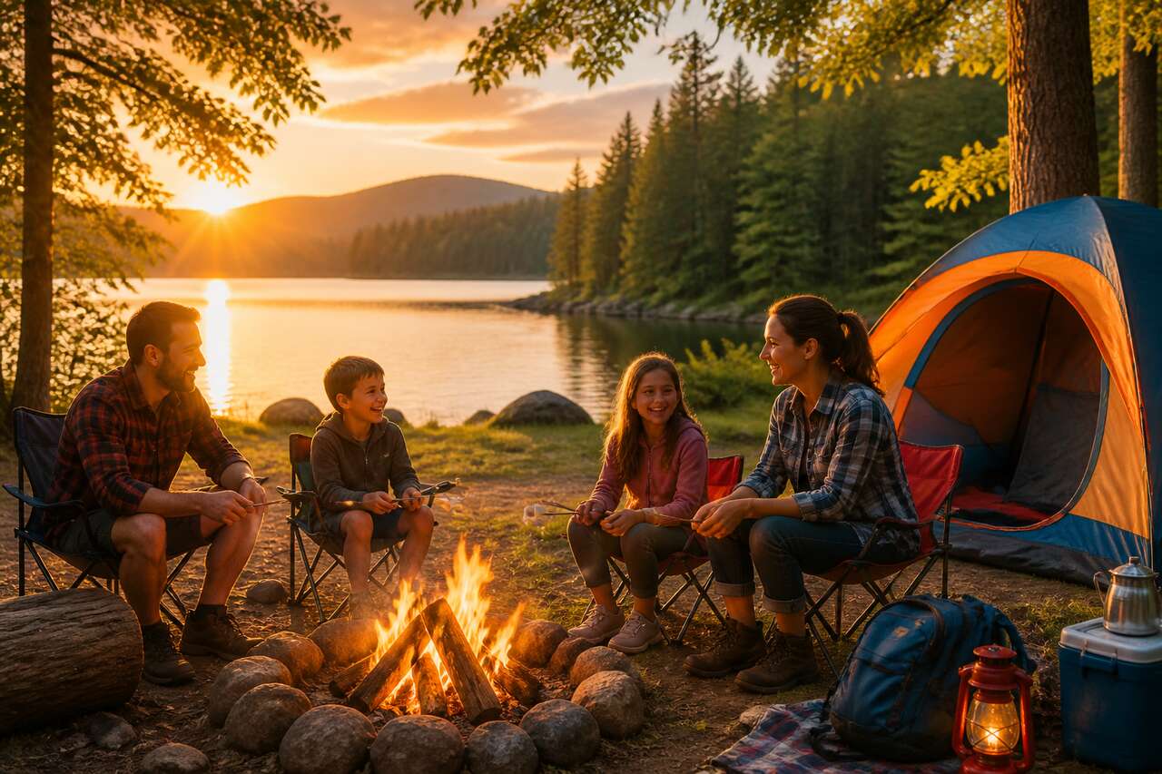 Choisir le lieu idéal pour un bivouac en famille