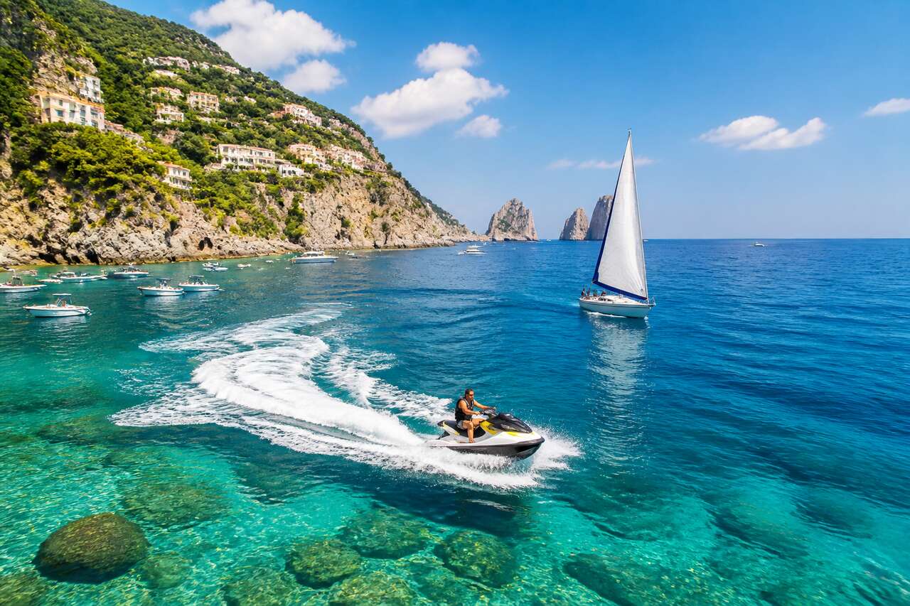 Sorties en pneumatique sur la Méditerranée : sports nautiques