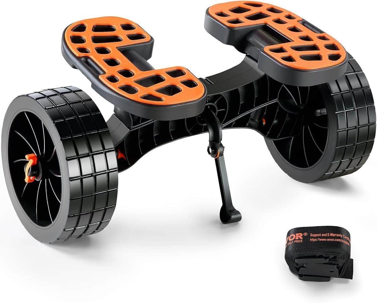 Test : chariot VEVOR 145 kg pour kayak et canoë