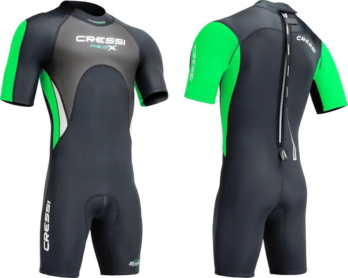 Test : combinaison Cressi Med X Man, shorty néoprène 2.5mm