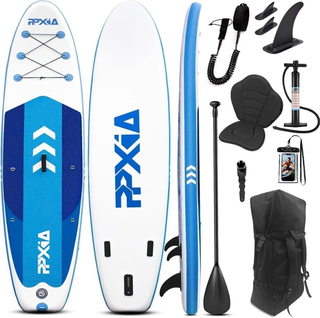 Test de la planche de paddle gonflable - design large et stable
