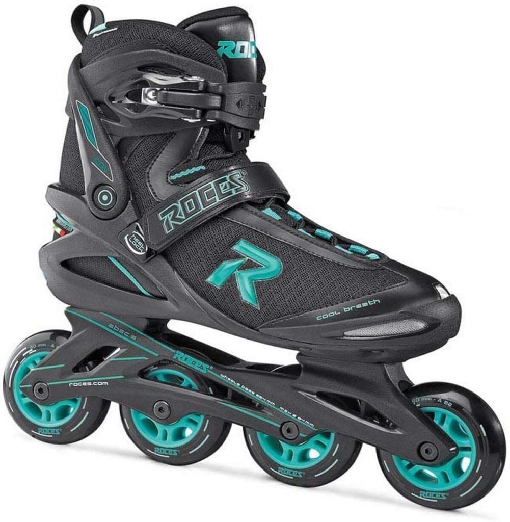 Test des roller Roces Icon EU 41, noir-aqua