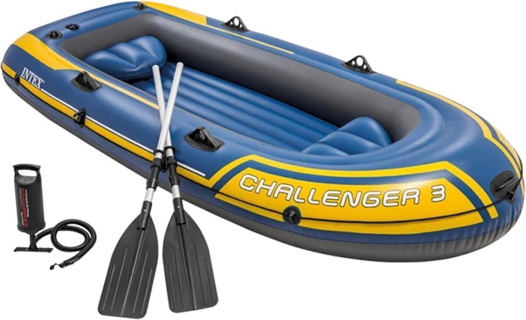 Test du bateau Intex Challenger 3 : aventure à trois sur l'eau
