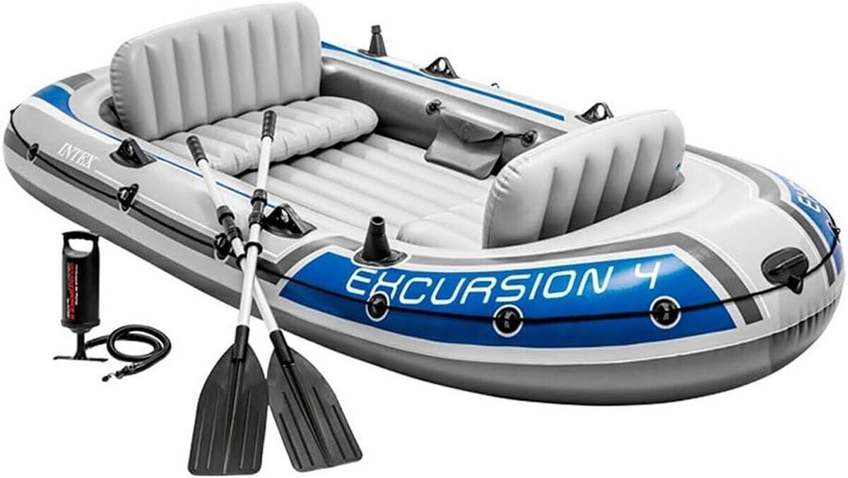 Test du bateau Intex Excursion 4 : l'embarcation parfaite pour toute la famille