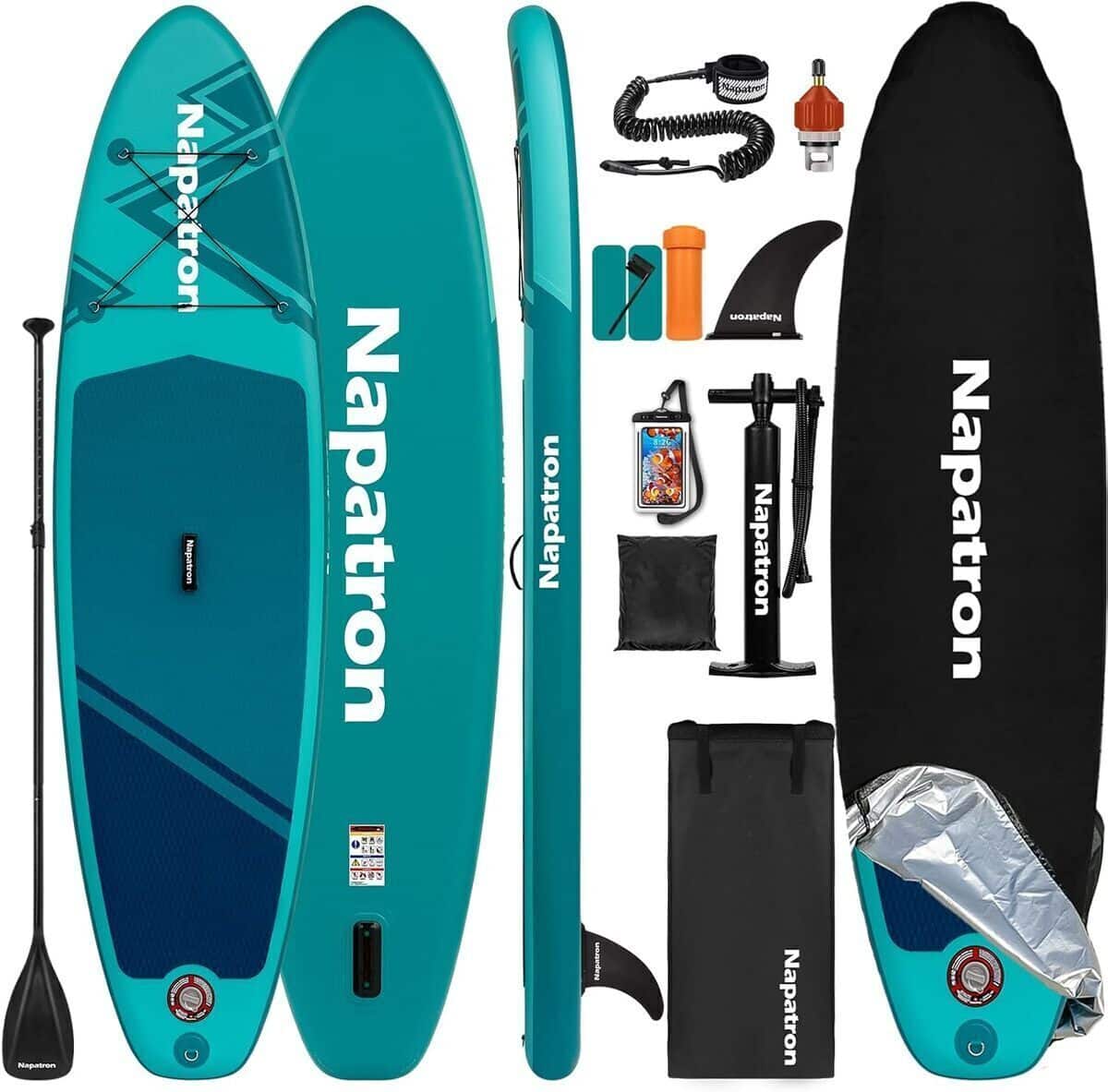 Test du paddle gonflable adulte Napatron 3.05 m et ses accessoires haut de gamme