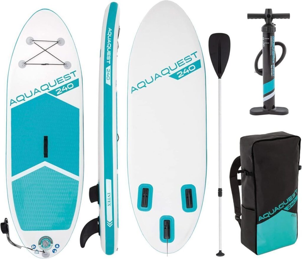 Test du paddle Intex aqua quest 240 bleu