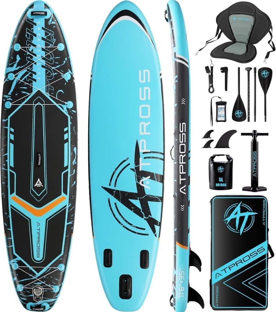 Test : planche de paddle gonflable SUP - stabilité et polyvalence